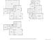 Detailed floor plan showing room layouts and dimensions for each level of the property at 2256 S Isabell Ct, Lakewood, CO 80228