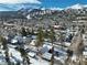 Scenic mountain views highlight the town's cozy homes, snow-capped mountains, and vibrant streets at 102 S High St, Breckenridge, CO 80424