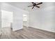 Bright bedroom with an en suite bathroom and walk in closet at 452 Black Feather Loop # 606, Castle Rock, CO 80104