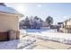 Fenced backyard offers privacy and security, ideal for outdoor enjoyment and relaxation at 1128 S Ventura Cir # B, Aurora, CO 80017