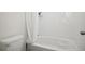 Bathroom with shower/tub combo at 1123 Williams Loop, Elizabeth, CO 80107