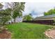 Spacious backyard featuring a well-maintained lawn at 134 S 5Th Ave, Brighton, CO 80601