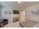 Comfortable bedroom with a bed and TV at 1143 Williams Loop, Elizabeth, CO 80107