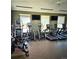 Fitness center featuring treadmills, ellipticals and Peloton bikes at 1143 Williams Loop, Elizabeth, CO 80107