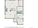 Basement floor plan featuring a recreation room, wet bar, and exercise area at 22778 E Alamo Ln, Aurora, CO 80015