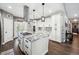 Well-lit kitchen with a large island, modern appliances, and stylish cabinetry for a luxurious feel at 156 Chapel Hill Cir, Brighton, CO 80601