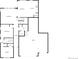 Layout of the first floor featuring a living room, kitchen, Gathering room, bedroom, and garage at 950 Avena Ct, Elizabeth, CO 80107