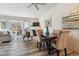 Bright and airy living room with fireplace and hardwood floors at 990 S Locust St # D, Denver, CO 80224