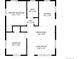 Detailed floor plan showcasing layout of living room, dining area, kitchen, bedrooms, and bath at 6980 Niagara St, Commerce City, CO 80022