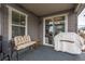 Inviting outdoor patio with a seating area and grill at 9382 Pike Way, Arvada, CO 80007