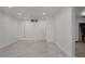 Spacious unfinished basement with recessed lighting is ready to be designed at 1695 S Beach Ct, Denver, CO 80219