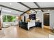 Bright main bedroom with vaulted ceilings, modern ceiling fan and an abundance of natural light at 182 Ridge Rd, Boulder, CO 80303
