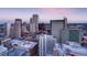 Urban living at its finest with stunning views of the city skyline at dusk from a high-rise at 891 14Th St # 3510, Denver, CO 80202
