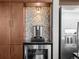 Well-appointed kitchen nook with a built-in coffee station and modern appliances at 891 14Th St # 3510, Denver, CO 80202