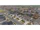 Neighborhood aerial showcasing well-maintained homes, streets, and landscaping in a suburban community at 4422 Mt Shavano St, Brighton, CO 80601