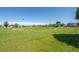 Lush green space with walking path, trees, and play structures in a suburban neighborhood at 4422 Mt Shavano St, Brighton, CO 80601