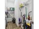 Pantry closet with wire shelving to hold pantry items and cleaning supplies for storage and organization at 4422 Mt Shavano St, Brighton, CO 80601