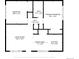 Detailed floor plan illustrating the layout and dimensions of rooms, kitchen, living room, and bedrooms at 7309 W Hampden Ave # 601, Lakewood, CO 80227