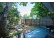 Secluded backyard with gravel, patio and lounge seating at 12651 E Bates Cir, Aurora, CO 80014