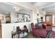 Comfortable seating area located off of the white kitchen at 1200 N Humboldt St # 1003, Denver, CO 80218