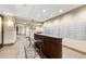Hallway with mailboxes, a console table, and neutral decor at 1200 N Humboldt St # 1003, Denver, CO 80218