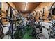 Room with multiple bicycles securely stored on wall mounts at 1050 N Corona St # 202, Denver, CO 80218