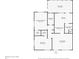 Detailed floor plan showcasing the layout of the home's living spaces at 2633 Quitman St, Denver, CO 80212
