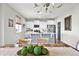 Modern kitchen features white cabinets, a large island, and stainless steel appliances at 20727 Park Hollow Dr, Parker, CO 80138