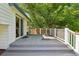 Back deck with stairs and gray deck boards at 5612 S Jebel Way, Centennial, CO 80015