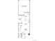 Detailed first-floor floor plan showing the kitchen, dining, living room, and 2-car garage layout at 17155 E Alameda Pkwy, Aurora, CO 80017