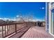 Outdoor deck featuring a grill and plenty of room for relaxing and entertaining at 4688 Cedar Glen Pl, Castle Rock, CO 80109
