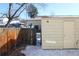 Private backyard with storage shed and fenced area at 13030 E Kansas Pl, Aurora, CO 80012