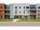 Modern condominium complex featuring sleek architectural design and well-maintained landscaping in a desirable location at 2525 Arapahoe St # Rd315, Denver, CO 80205