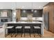 Modern kitchen features a large island, sleek countertops, and stainless steel appliances at 2395 N Emerson St, Denver, CO 80205