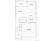 Floor plan layout of the home's first story, including garage, kitchen, and deck at 6750 Juniper Dr, Thornton, CO 80602