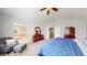 Spacious main bedroom featuring a vaulted ceiling, ensuite bathroom and ample closet space at 2980 E 135Th Dr, Thornton, CO 80241