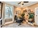 Home office features large window, desk, and ample space for working from home at 300 S Lincoln St, Denver, CO 80209