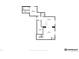 First-floor blueprint of the home showcasing the kitchen, bedroom, bathroom, storage, and hallway at 578 Sage Grouse Cir, Castle Rock, CO 80109