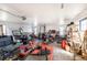 Large garage interior filled with various tools and equipment, offering ample space at 5549 Lake Gulch Rd, Castle Rock, CO 80104