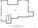Basement floor plan with dimensions at 3256 Offbeaten Pl, Castle Rock, CO 80108