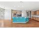 Spacious kitchen with modern island, granite countertops, and stainless appliances at 6085 Nile Cir, Golden, CO 80403