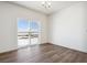 Dining room with ample light, showcasing a sliding glass door to the outdoors at 3226 Belleville Ridge Rd, Elizabeth, CO 80107