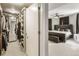 Spacious main bedroom with a large walk-in closet and an adjoining room at 410 Acoma St # Brownstone 3, Denver, CO 80204