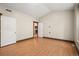 Neutral bedroom with laminate floors and lots of natural light at 2080 S Danube Ct, Aurora, CO 80013