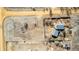 Overhead shot of a property revealing its fenced yard and the surrounding layout of homes and streets at 2541 Yarmouth Ave, Boulder, CO 80301