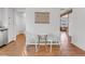 Cozy dining area with modern seating and easy access to the kitchen and living spaces, ideal for gatherings at 505 S Roosevelt Rd, Lafayette, CO 80026