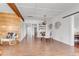 Open-concept dining area with wood floors, modern decor, and plenty of space for entertaining guests at 505 S Roosevelt Rd, Lafayette, CO 80026