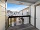 Private balcony overlooking courtyard at 10381 Cook Way # 205, Thornton, CO 80229