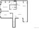 Two-bedroom condo floorplan with open living area at 10381 Cook Way # 205, Thornton, CO 80229