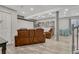 Recreational room featuring a projection screen, reclining seats, and ambient lighting for entertainment at 22965 Allendale Ave, Parker, CO 80138